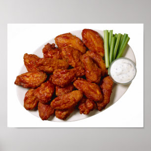 Poster Ailes de poulet