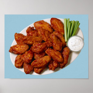 Poster Ailes de poulet