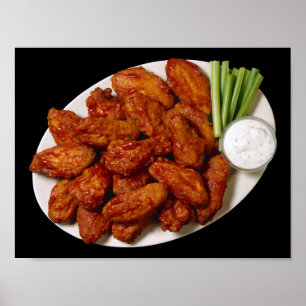 Poster Ailes de poulet