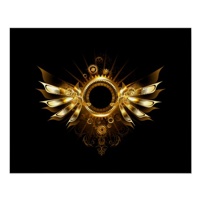 Poster Ailes de Steampunk (Devant)