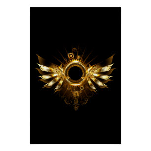 Poster Ailes de Steampunk