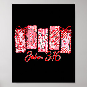 Poster Aima Jean 3 16 Chrétiens Aiment la Saint-Valentin