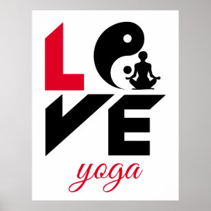Poster Aimer le yoga