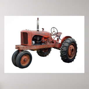 Poster Aimez ces vieux tracteurs rouillés