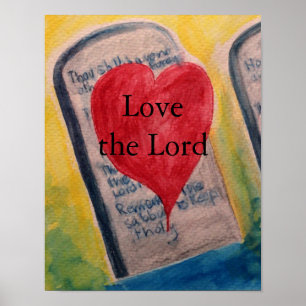 Poster Aimez le seigneur
