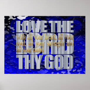 Poster Aimez Le Seigneur Ton Dieu