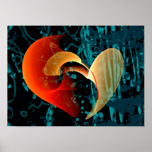 Poster Aimez-moi Brago-Mitchell Art Fractal fin
