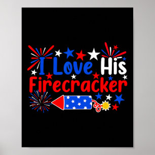 Poster Aimez Son Pirate Funny 4 Juillet Fireworks C