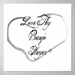 Poster Aimez Thy joueur de banjo