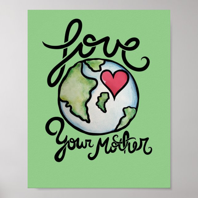 Poster Aimez votre mère terre (Devant)