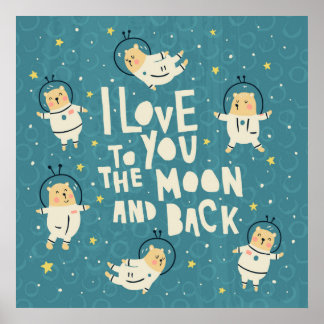 Poster Aimez-vous à la lune et l'affiche du dos