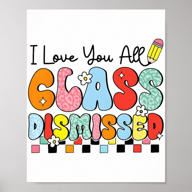 Poster Aimez-Vous Tous Cl Rejeté Dernier Jour D'Enseignem (Devant)
