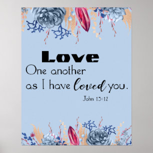 Poster Aimez-vous un autre Verse de la Bible