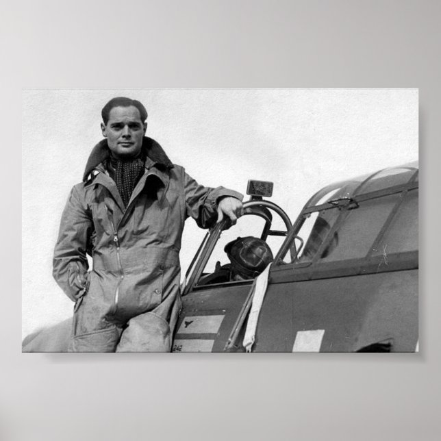 Poster Air Aces : Capitaine de groupe Sir Douglas Bader (Devant)