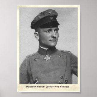 Poster Air Aces : Mannfred von Richtofen - Le Baron Rouge