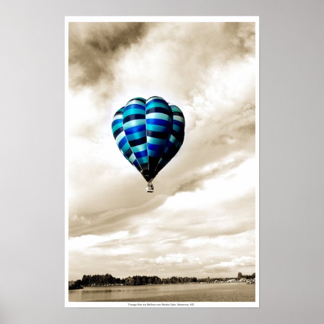 Poster Air chaud vintage (Devant)