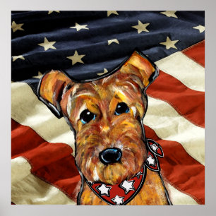 POSTER AIRDALE TERRIER