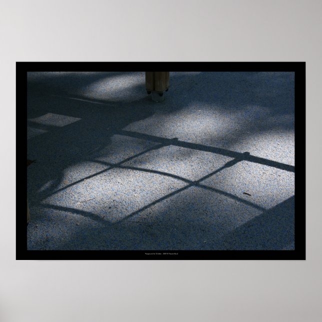 Poster Aire de jeux pour enfants 17 Escalades Net Shadow  (Devant)