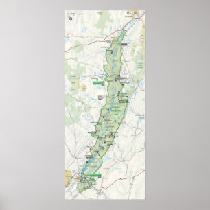 Poster Aire de loisirs de ressortissant de Gap d'eau du