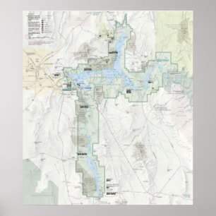 Poster Aire de loisirs de ressortissant du Lake Mead
