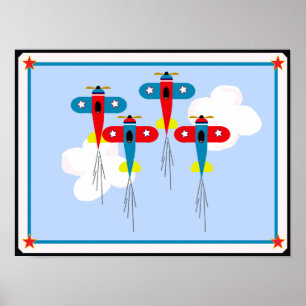 POSTER AIRPLANES