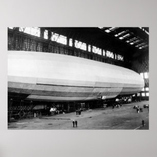Poster Airship Garage, 1920s
