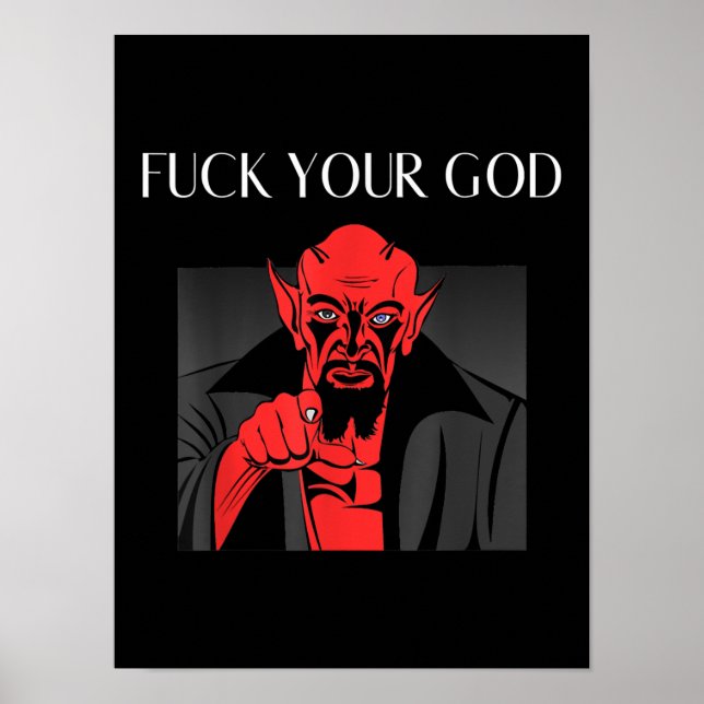 Poster Aist Goat Satan Baphomet GIft (Devant)