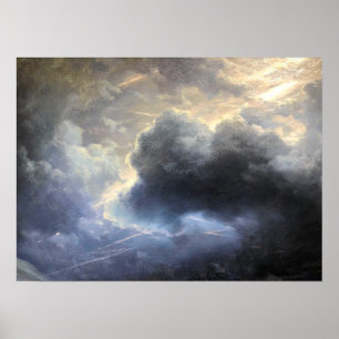 Poster Aivazovsky - Fragment Oblaka i Molnii