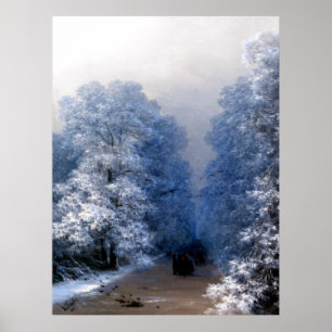 Poster Aivazovsky - Paysage hivernal