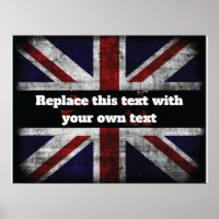 Ajouter du texte sur le drapeau anglais Jeu d'orei