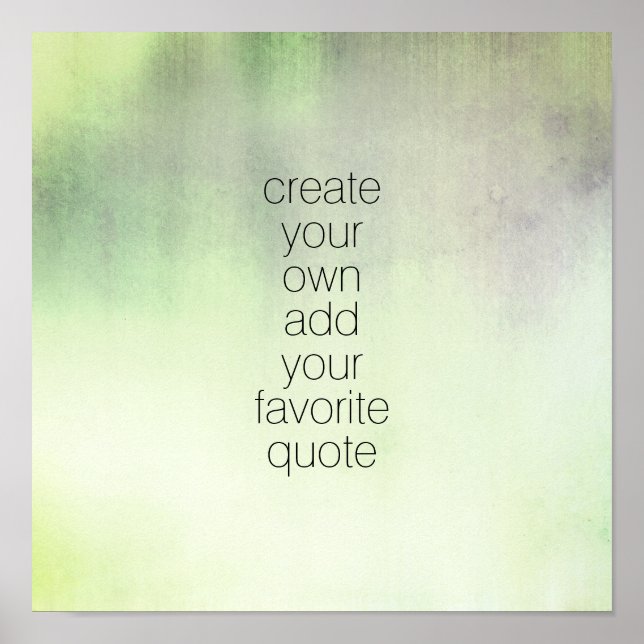 Poster ajouter un devis aquarelle design couleurs douces  (Devant)