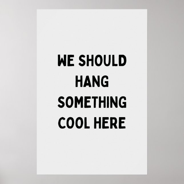 Poster Ajouter un Humour à votre espace (Devant)