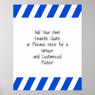 Poster Ajouter un ruban diagonal de citation personnalisé