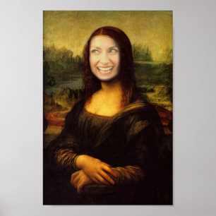 Poster Ajouter un visage Mona Lisa