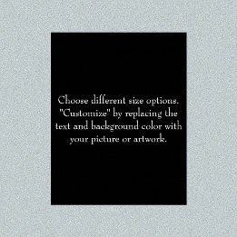 Poster Ajouter une image ou une oeuvre d'art, la créer à 