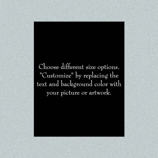 Poster Ajouter une image ou une oeuvre d'art, la créer à  (Add Picture or Artwork, Create It Your Way Poster)