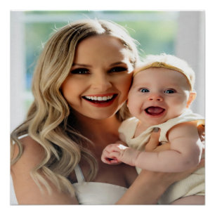 Poster Ajouter une photo de bébé Personnaliser