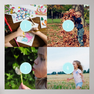 Poster Ajouter vos propres photos Style personnalisable 4