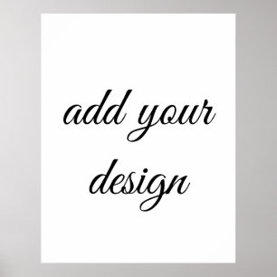 Poster ajouter votre conception