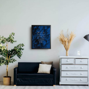 Poster Ajouter votre devis personnalisé Marbre noir Royal