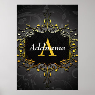 Poster Ajouter votre nom et votre initiale