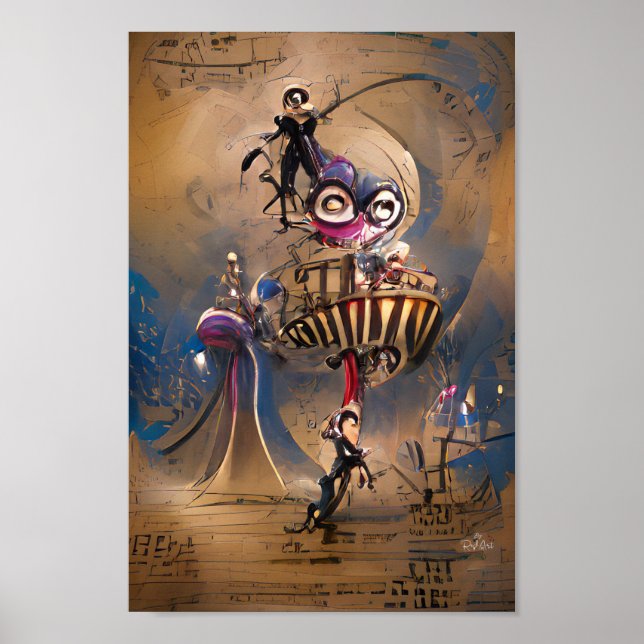 Poster Ajouter Whimsy à votre espace avec Big Circus Imag (Devant)