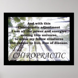 Poster Ajustements chiropratiques Citations Citations Déc