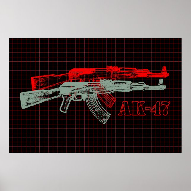 POSTER AK 47 (Devant)