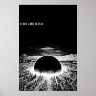 Poster Akira Neotokyo est sur le point de exploser