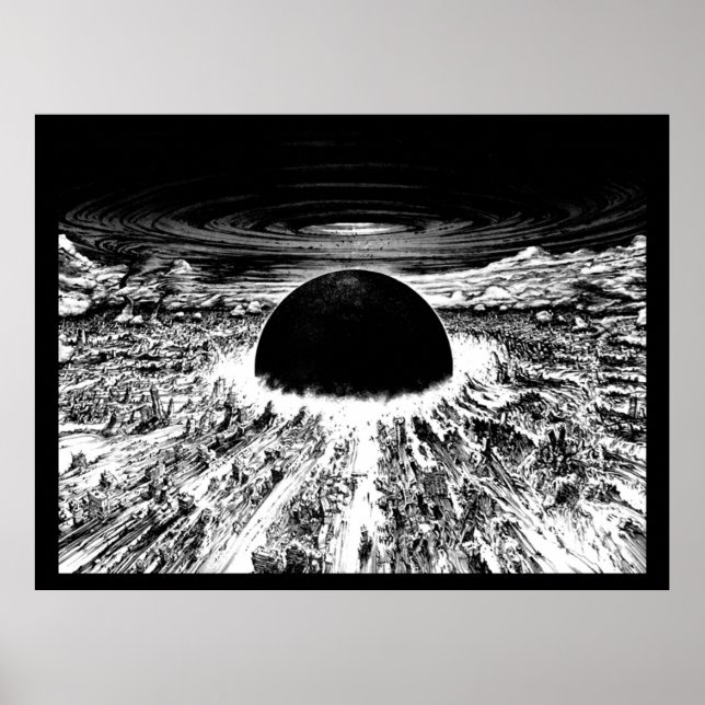 Poster Akira réveille l'explosion de néo tokyo (Devant)