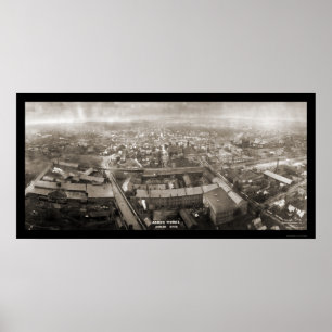 Poster Akron Works Ohio Photo 1907