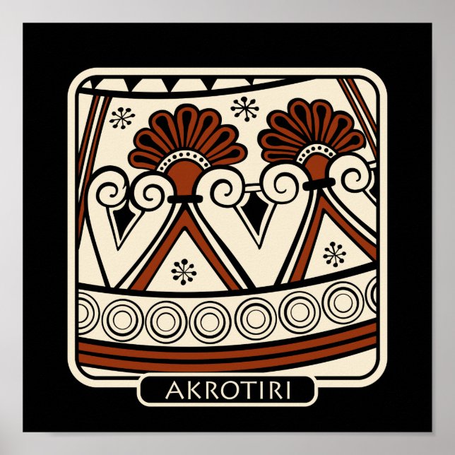 Poster Akrotiri (Devant)