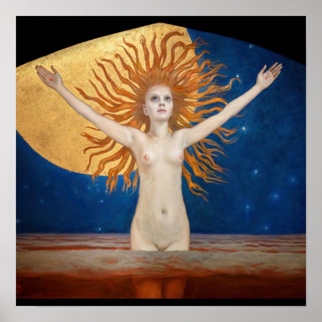 Poster Akseli Gallen-Kallela - Ad Astra (Devant)