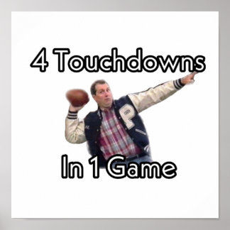 Poster Al Bundy 4 Touchdowns en 1 jeu